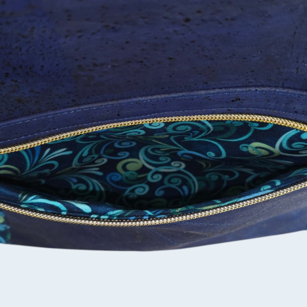 Tote - Blue Swirl Cork