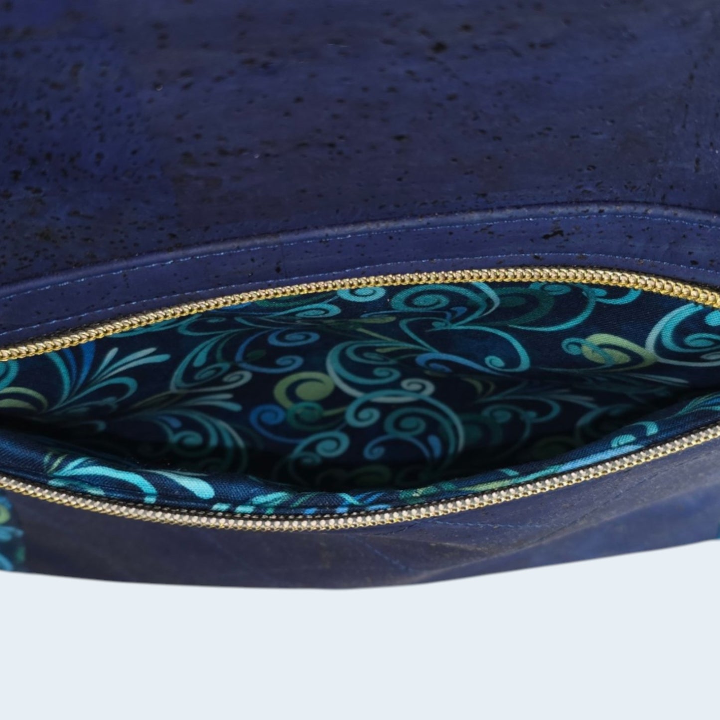 Tote - Blue Swirl Cork