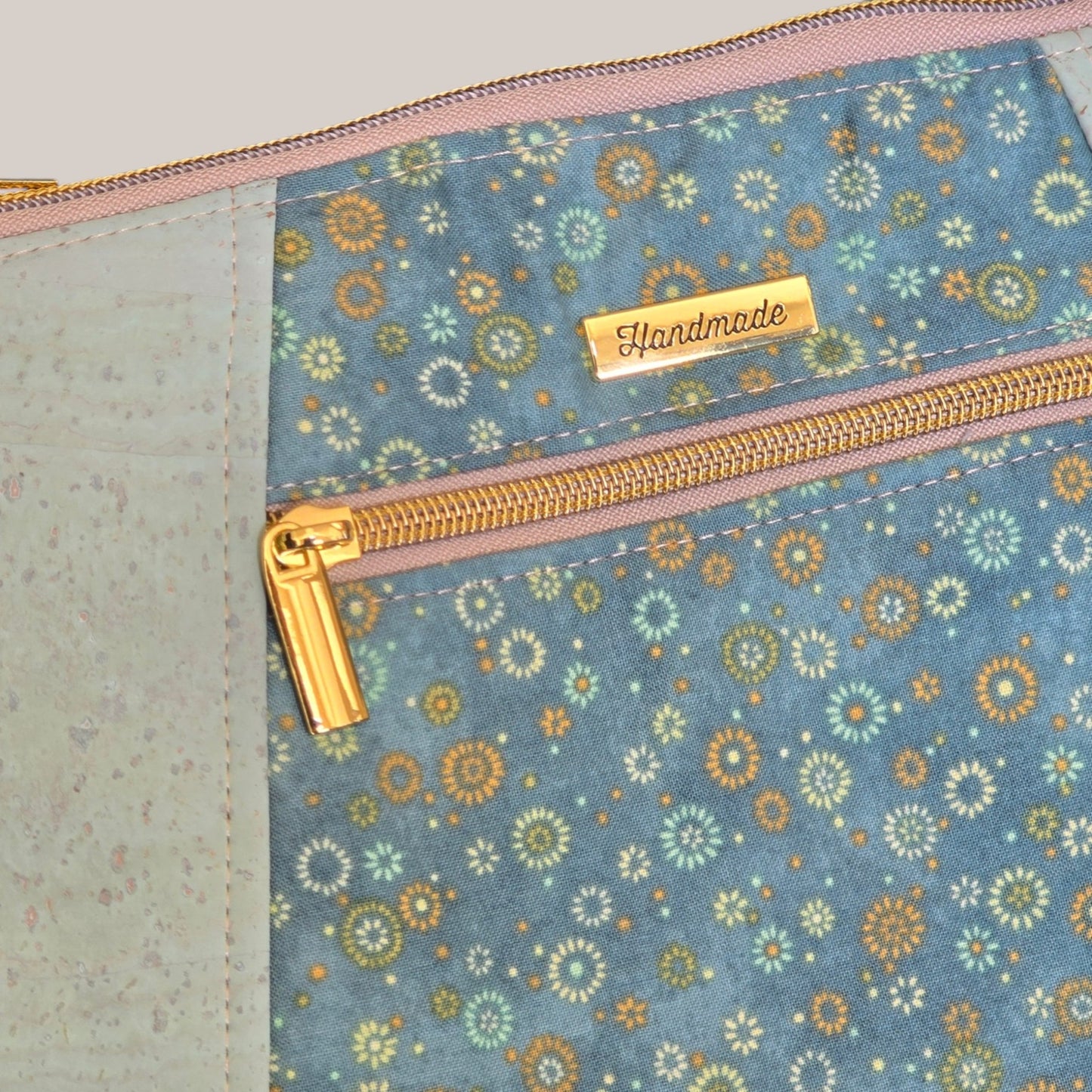 Crossbody – Mint Floral Cork