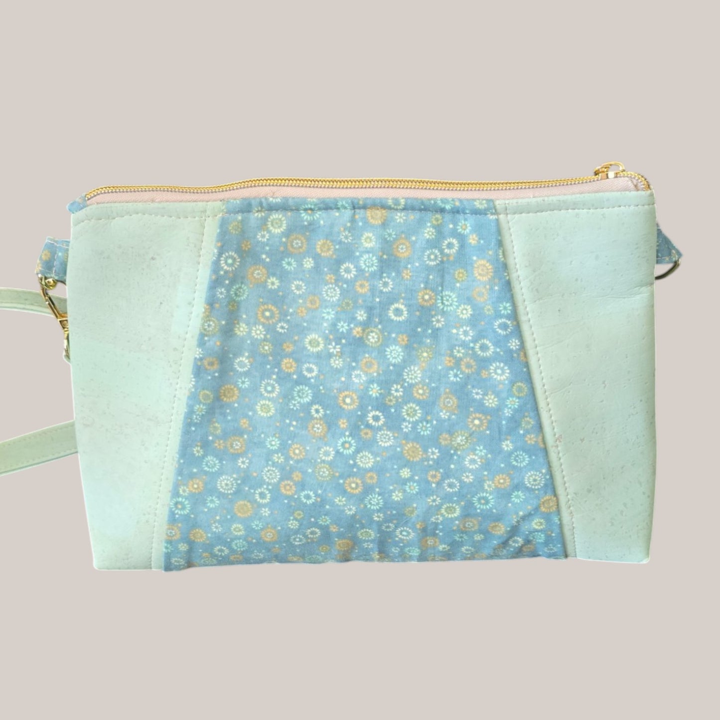 Crossbody – Mint Floral Cork