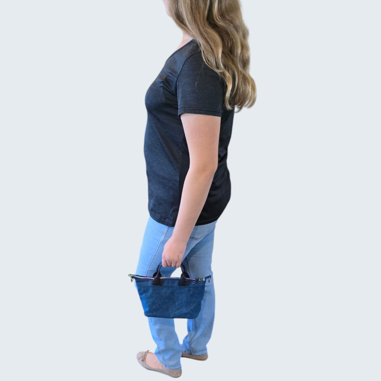 Mini Tote Crossbody - Waxed Canvas
