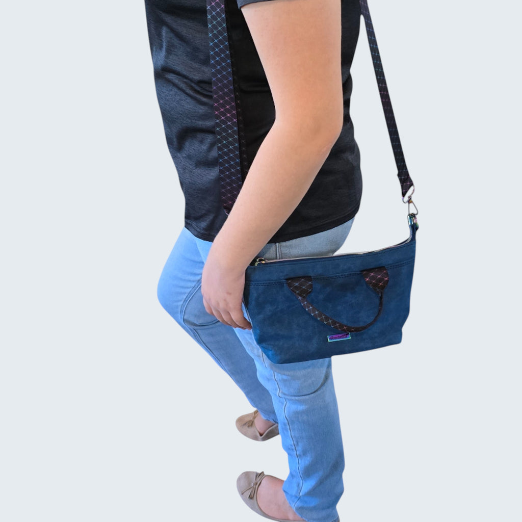 Mini Tote Crossbody - Waxed Canvas
