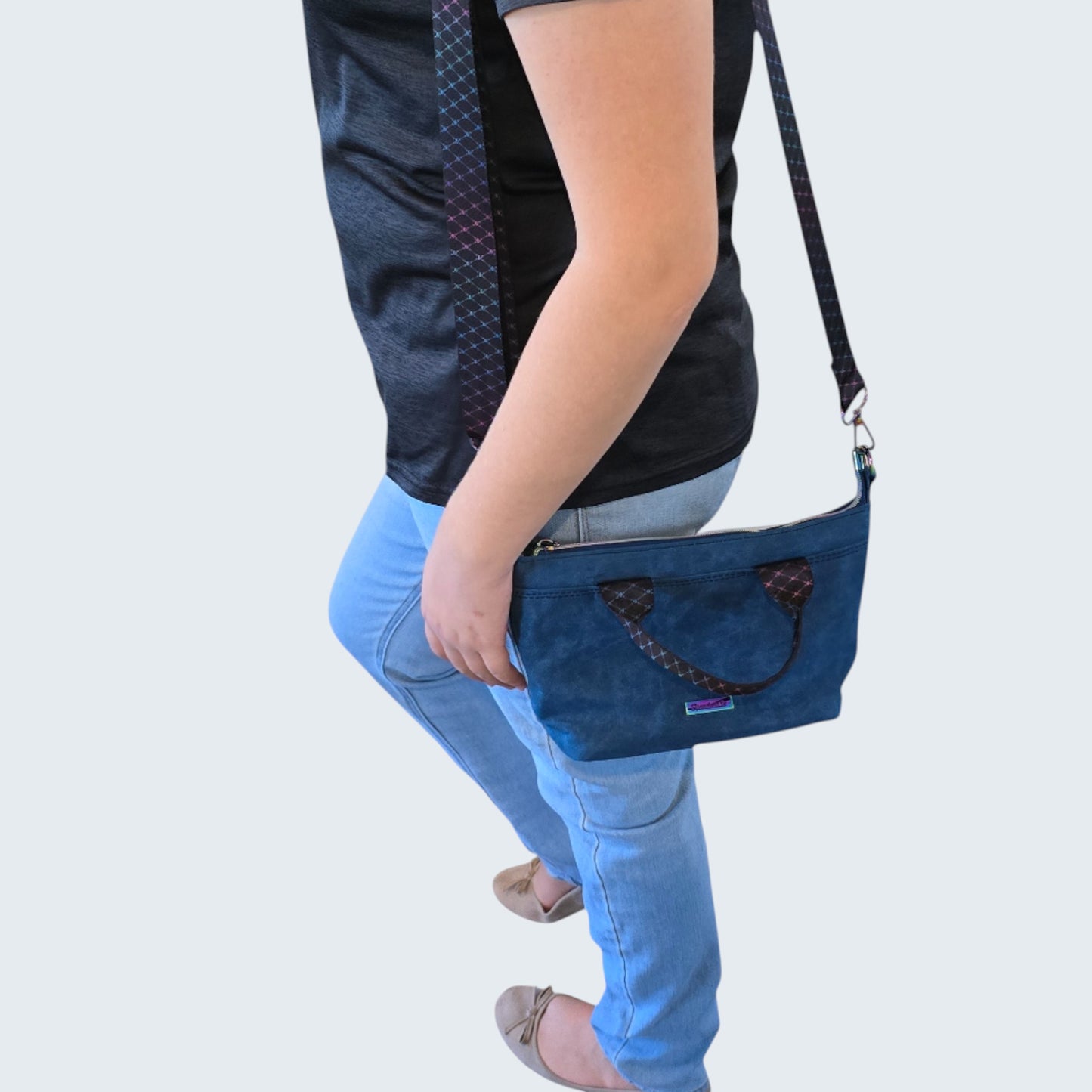 Mini Tote Crossbody - Waxed Canvas