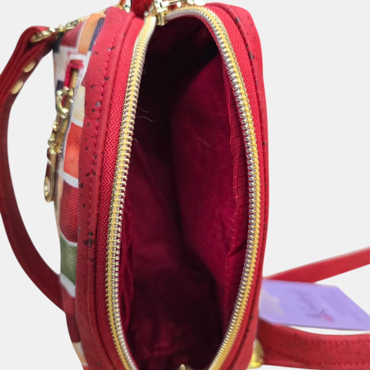 Mini Crossbody Bag – Geometric Print