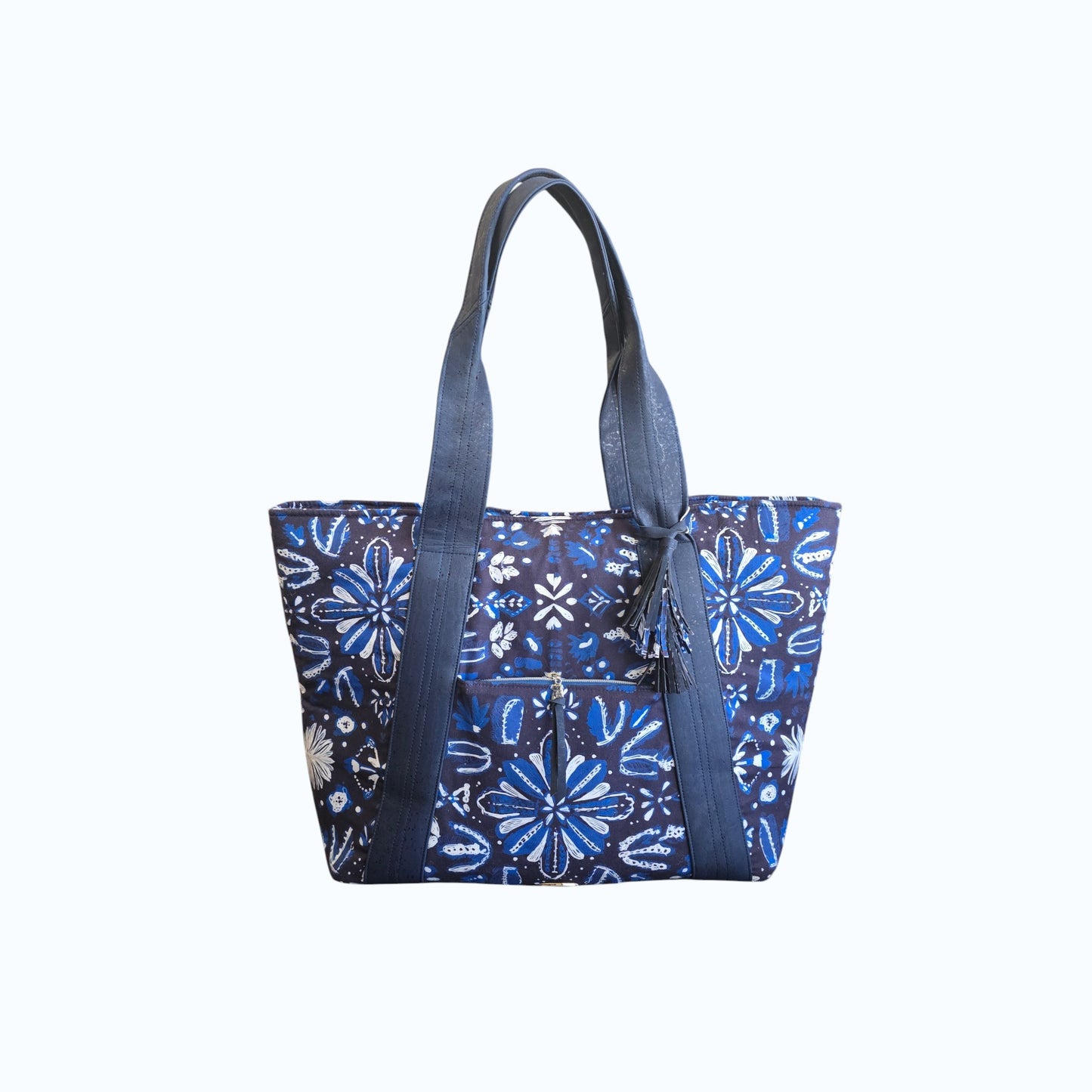 Blue Botanical Everyday Bag