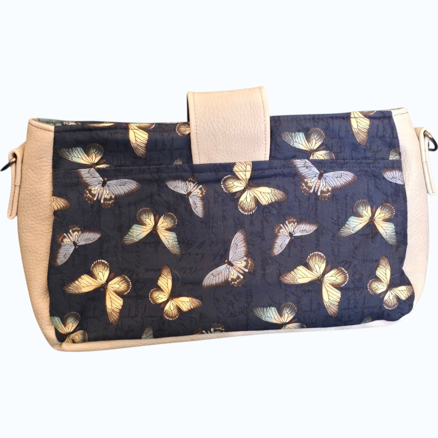 Butterfly Crossbody - Navy & Gold
