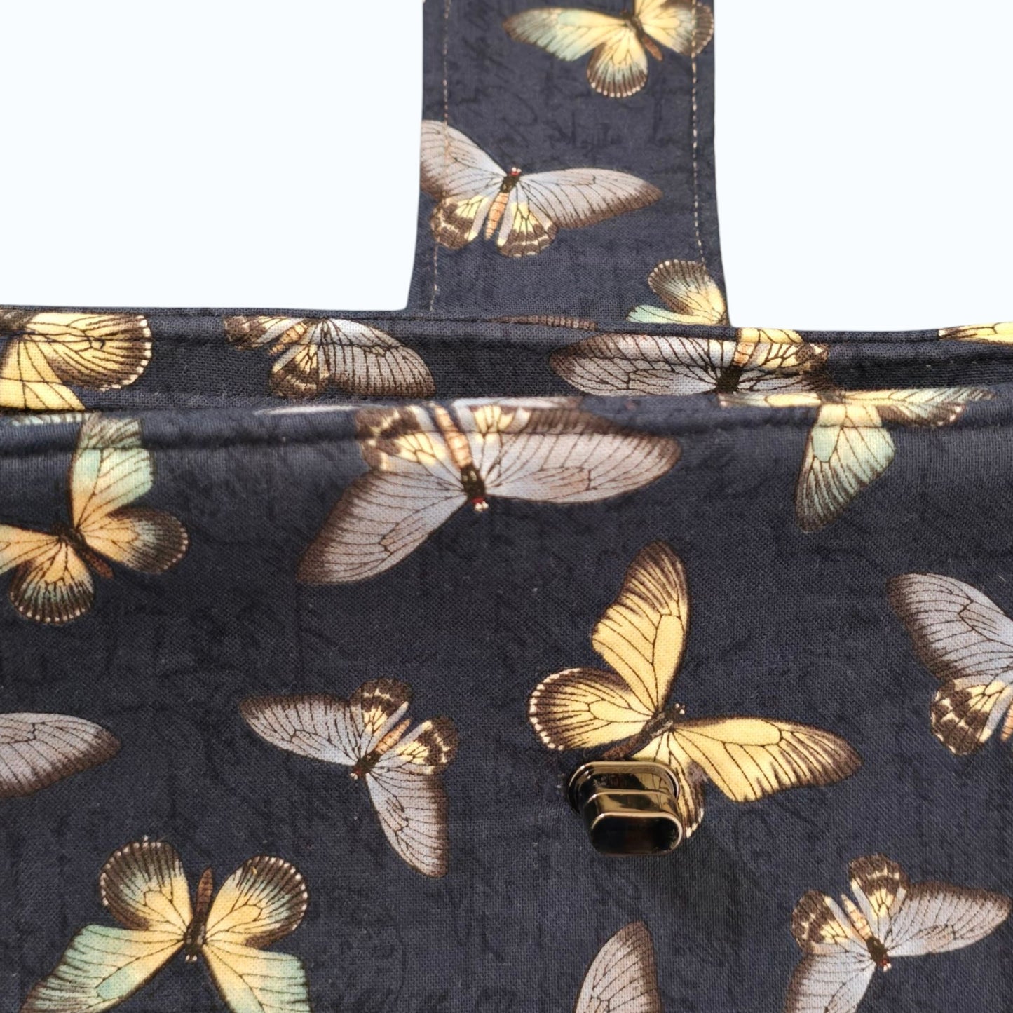 Butterfly Crossbody - Navy & Gold