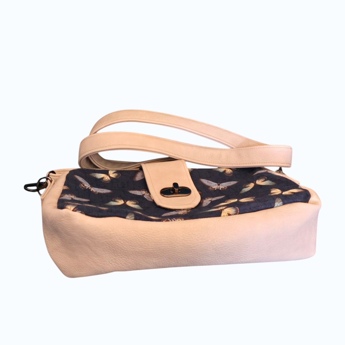 Butterfly Crossbody - Navy & Gold