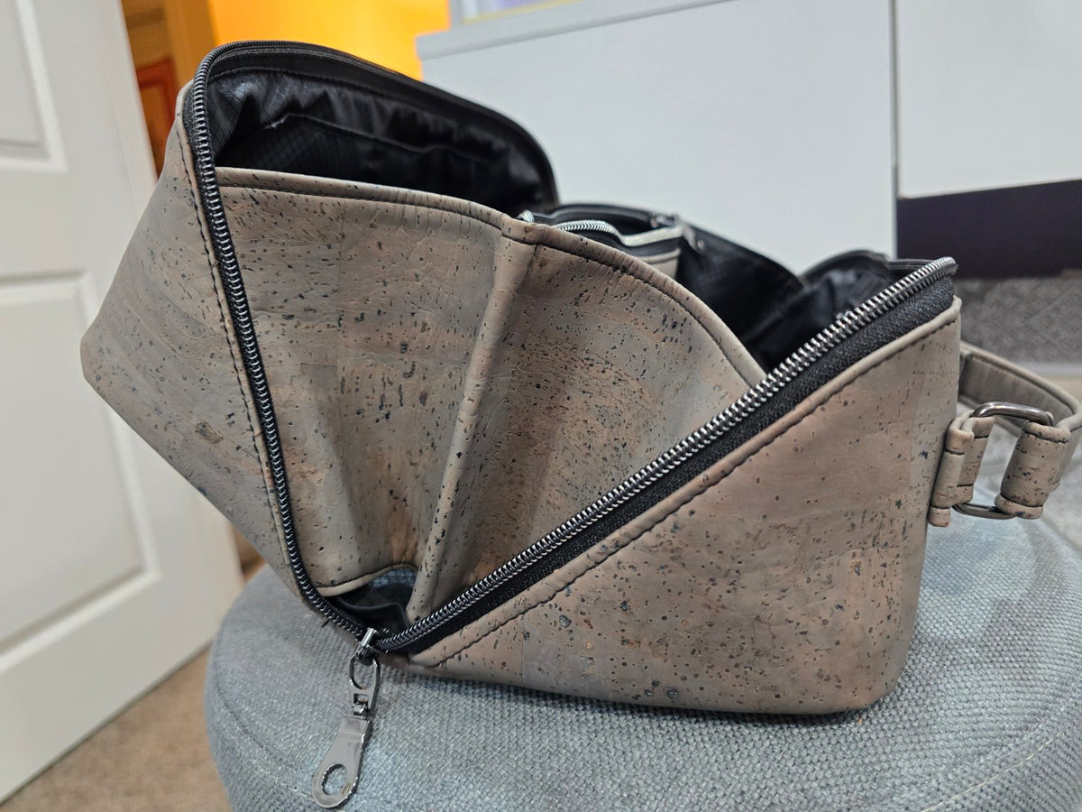 Charles Dopp Kit fully opened showing wide-access construction