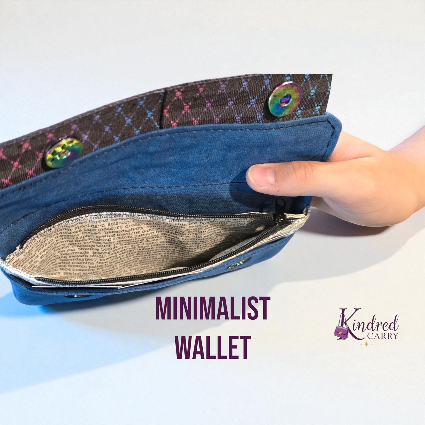 Minimalist Wallet – Waxed Canvas Card Holder & Coin Pouch