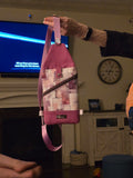 Kindred Carry Mini-Traveler Sling in magenta geometric print