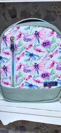 Kindred Carry Pebble bag in rainbow dragonfly print
